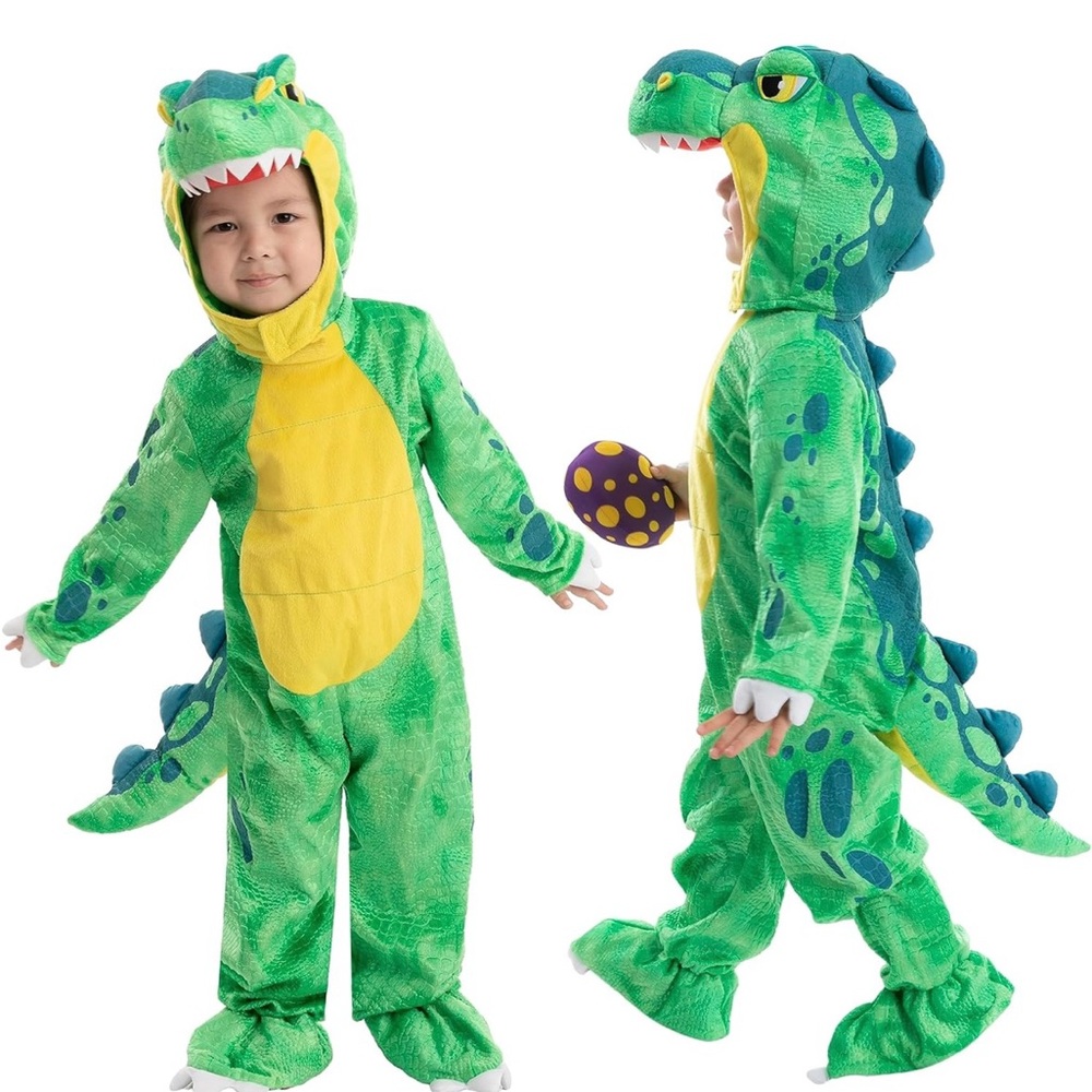 Green Dinosaur Kids Costume